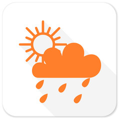rain flat icon
