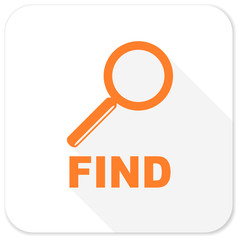 find flat icon