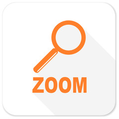 zoom flat icon