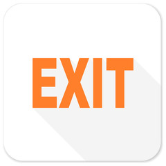 exit flat icon