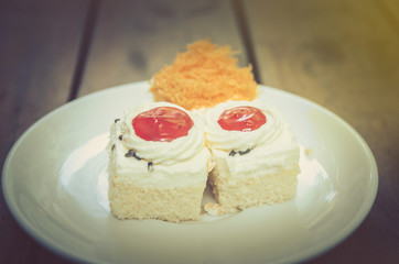 cake : soft focus , color filter