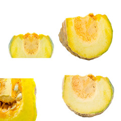 pumkin on white background include path