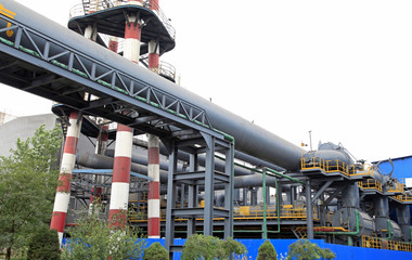 Fototapeta premium Steel mill equipment