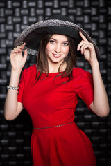 Portrait of attractive woman