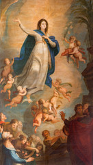 Banska Stiavnica - Assumption of Virgin Mary in parish church - obrazy, fototapety, plakaty