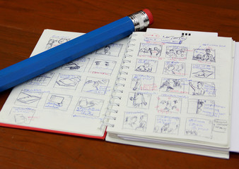 Storyboard / A picture of simple storyboard