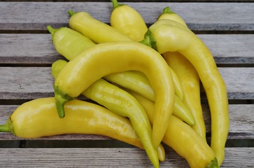 Yellow banana peppers