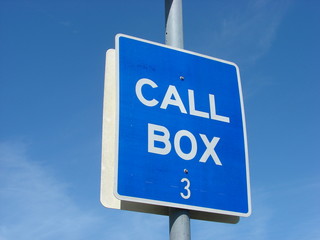 Call Box Sign