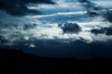 Obraz premium Stormy Clouds Background