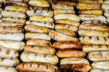 Grilled bananas