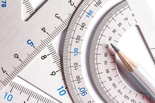 close up a part of silver precision measurement tool