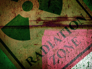 grunge radiation zone collage