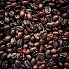 Coffee beans background
