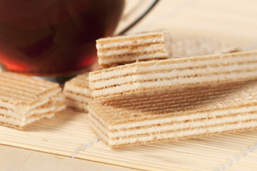 Sandwiched wafers