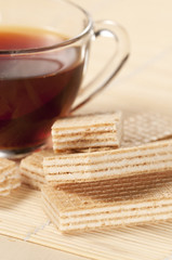 Sandwiched wafers