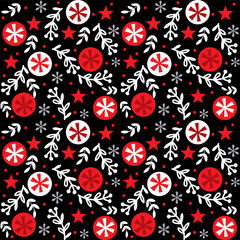 christmas pattern suitable for gift wrap, tissue paper, background, and etc
