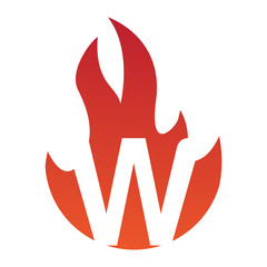 Initial Fire Logo