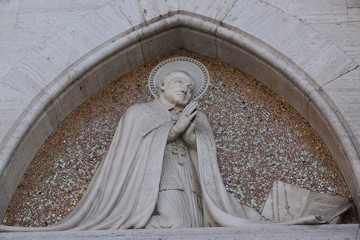 Detail of exterior the Church of St. Alphonsus Liguori