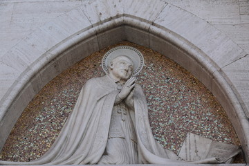 Detail of exterior the Church of St. Alphonsus Liguori