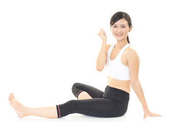 Fototapeta premium ダイエットに成功した女性