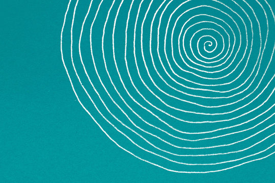 Abstract swirl element - spiral on textured paper