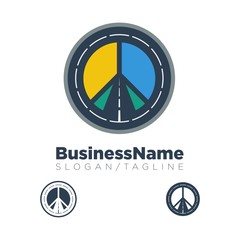 Road Street Way vector logo icon