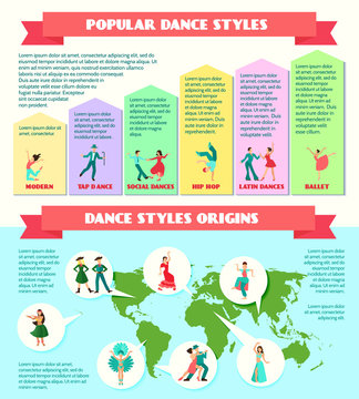 Popular Dance Styles Infographics
