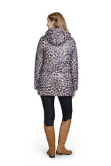 Young woman in short coat