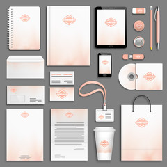 Corporate identity template set