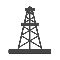 Oil rig, Oil Gusher icon