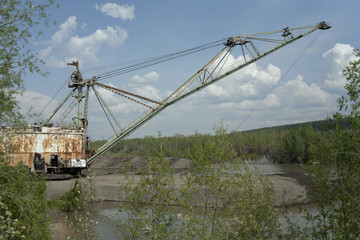 Gold mining in Kolyma.