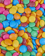 variety of colorful candies, sweet background