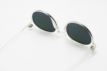 sunglasses on white background