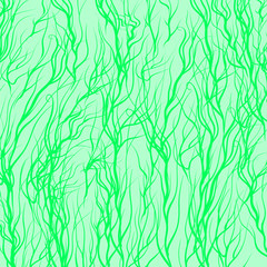  Trees on Green Background
