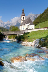 Fototapeta na wymiar Ramsau in Berchtesgaden