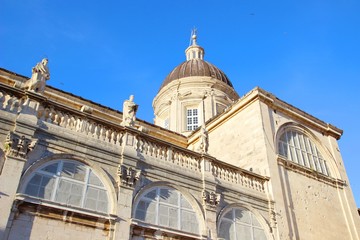 Dubrovnik Cathedral, war traces