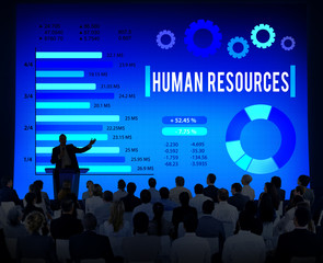 Human Resources Employment Career Plan Concept