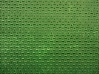 Green metal sheet texture.