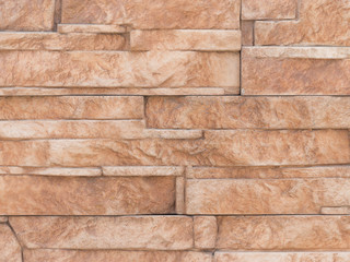 Obraz premium wall of bright brown stone