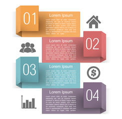 Design Template with Four Elements
