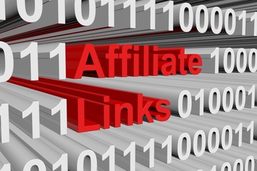 affiliate links are presented in the form of binary code