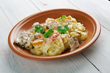 Chicken carbonara