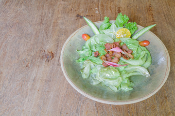 Lettuce stir fish sauce