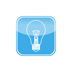 idea light bulb button