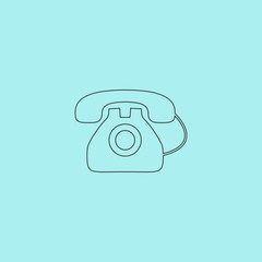 Office telephone - Vector icon isolated