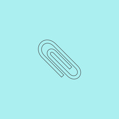 Obraz premium paper clip icon.