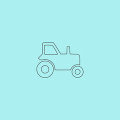 Tractor vector icon