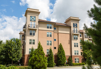 Naklejka premium Stucco Condos in Evergreens