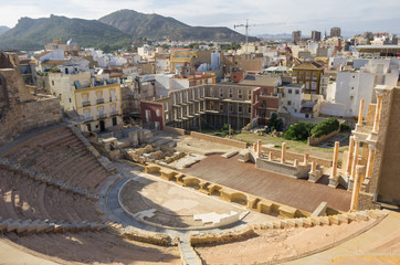 Roman amphitheater in Cartagena