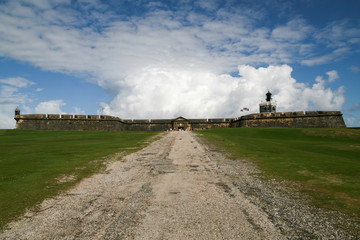 Fototapeta na wymiar San Jaun fortress